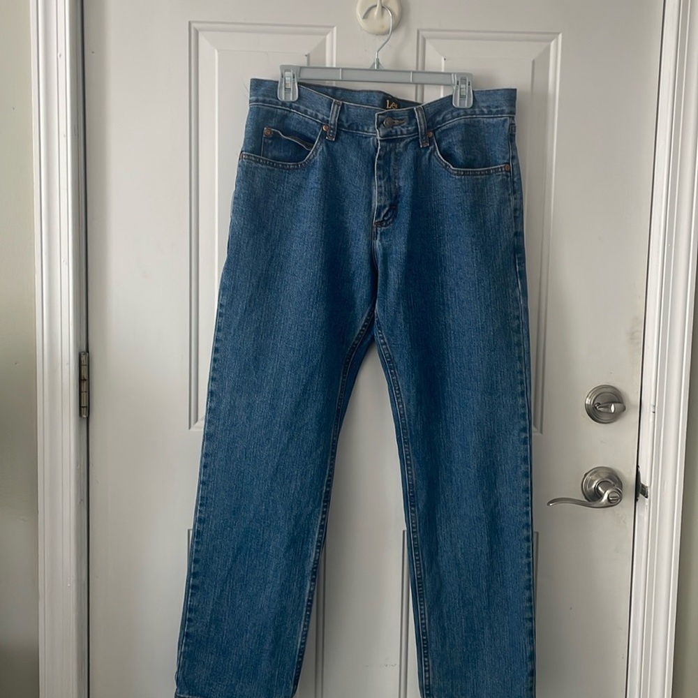 Lee Men's Regular Fit Jeans 33 x 30-EUC